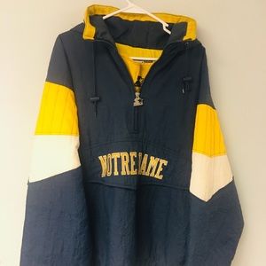VTG 90’s 1/2 zip Norte Dame Starter Pullover XL
